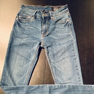 RES DENIM Dark Blue Skinny Jean Low-Mid Rise